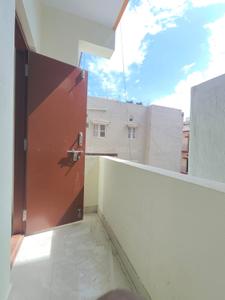 Balcony Image of 600 Sq.ft 1 BHK Builder Floor for rent in HSR Layout Bengaluru for Rs. 24000