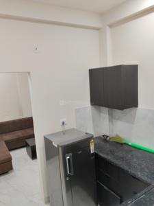 Kitchen Image of 1000 Sq.ft 1 BHK Apartment / Flat for rent in Mahalakshmi Nagar Indore for Rs. 18000