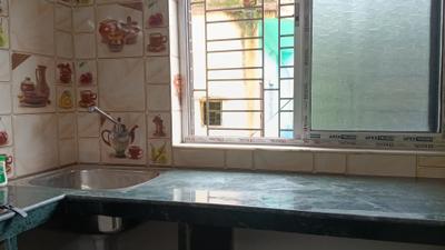 Kitchen Image of 700 Sq.ft 2 BHK Apartment / Flat for sale in Purba Barisha Kolkata for Rs. 2300000