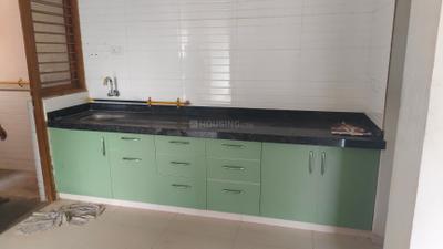 Kitchen Image of 1600 Sq.ft 3 BHK Apartment / Flat for rent in Ghatlodiya Ahmedabad for Rs. 22000