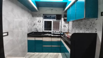 Kitchen Image of 550 Sq.ft 1 BHK Apartment / Flat for rent in Bindra One, Andheri East Mumbai for Rs. 55000