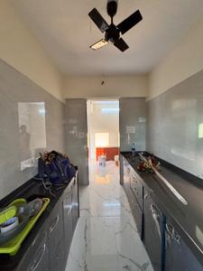 Kitchen Image of 700 Sq.ft 2 BHK Apartment / Flat for rent in Kaveri Heights, Ghatkopar East Mumbai for Rs. 60000