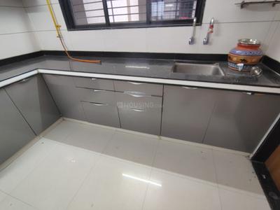Kitchen Image of 644 Sq.ft 2 BHK Apartment / Flat for sale in Ambica Arihant Heights, Palanpur Surat for Rs. 4500000