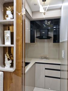 Kitchen Image of 495 Sq.ft 2 BHK Apartment / Flat for sale in Vikram The Residency by Vikram Properties And Builder, Dwarka Mor New Delhi for Rs. 3850000