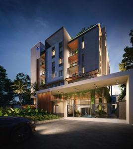 Image of 1191 Sq.ft 2 BHK Apartment / Flat for sale in Sidharth Bliss, Uthandi, Chennai for Rs. 10400000