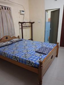 Bedroom Image of 700 Sq.ft 1 BHK Builder Floor for rent in Thiruvanmiyur Chennai for Rs. 27000