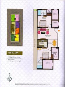 Image of 984 Sq.ft 2 BHK Apartment / Flat for sale in Gitanjali Shreeniketan, Lukarganj, Allahabad for Rs. 10200000