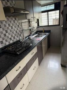 Kitchen Image of 1250 Sq.ft 3 BHK Apartment / Flat for rent in Sanpada Navi Mumbai for Rs. 75000