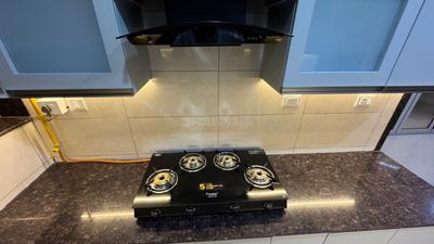 Kitchen Image of 1750 Sq.ft 3 BHK Apartment / Flat for rent in L And T Olivia At Raintree Boulevard, Sahakara Nagar Bengaluru for Rs. 100000