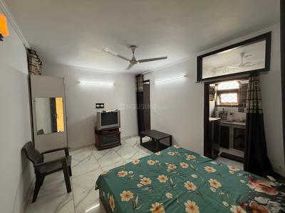 Bedroom Image of 300 Sq.ft 1 RK Builder Floor for rent in Lajpat Nagar New Delhi for Rs. 21000