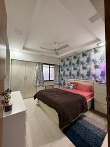Bedroom Image of 1500 Sq.ft 4 BHK Apartment / Flat for rent in Cosmos Jewels, Thane West Thane for Rs. 100000