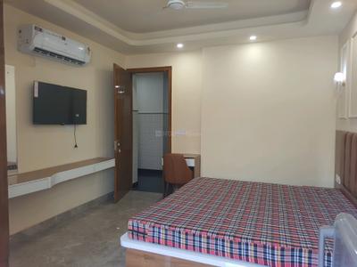 Bedroom Image of 500 Sq.ft 1 RK Apartment / Flat for rent in DLF Pink Town House, DLF Phase 3 Gurgaon for Rs. 23000