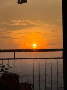Balcony Image of 1996 Sq.ft 4 BHK Apartment / Flat for rent in G Corp The Icon, Thanisandra Bengaluru for Rs. 58000