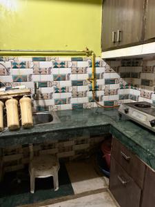 Kitchen Image of 700 Sq.ft 1 BHK Builder Floor for rent in Sector 19 Noida for Rs. 21120