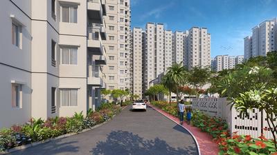 Image of 1156 Sq.ft 3 BHK Apartment / Flat for sale in Shriram 122 West, Porur, Chennai for Rs. 8700000