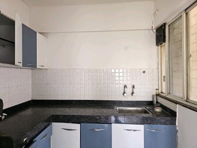 Kitchen Image of 1095 Sq.ft 2 BHK Apartment / Flat for rent in Majestique Manhattan B Building, Wagholi Pune for Rs. 21500