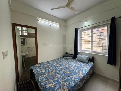 Bedroom Image of 600 Sq.ft 1 BHK Builder Floor for rent in Indira Nagar Bengaluru for Rs. 30000