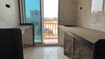 Kitchen Image of 645 Sq.ft 1 BHK Apartment / Flat for sale in Pushpak Nagar Navi Mumbai for Rs. 4200000