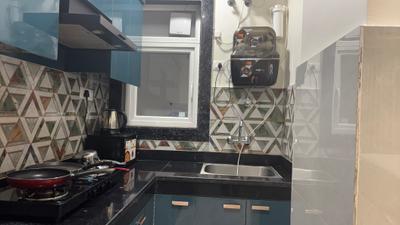 Kitchen Image of 1000 Sq.ft 1 BHK Builder Floor for rent in Sushant Lok Phase 1 Gurgaon for Rs. 65000