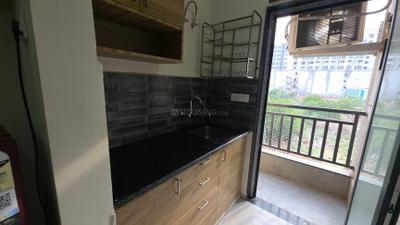 Kitchen Image of 519 Sq.ft 1 RK Apartment / Flat for rent in Karolan Ka Barh Jaipur for Rs. 15500
