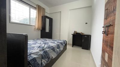 Bedroom Image of 550 Sq.ft 1 BHK Apartment / Flat for rent in Wadgaon Sheri Pune for Rs. 25000