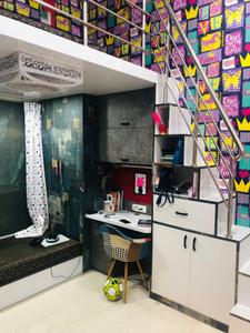 Bedroom Image of 1200 Sq.ft 2 BHK Apartment / Flat for rent in Gee Cee Cloud 36 Phase I, Ghansoli Navi Mumbai for Rs. 55000