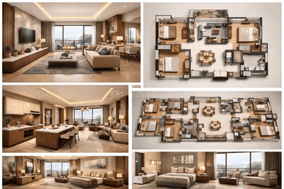 Image of 1651 Sq.ft 3 BHK Apartment / Flat for sale in Lodha Upper Kharadi, Kharadi, Pune for Rs. 23100000