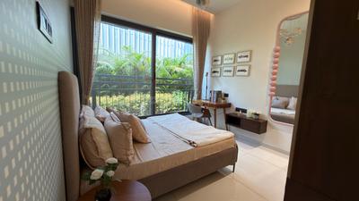 Bedroom Image of 1101 Sq.ft 2 BHK Apartment / Flat for sale in Harivishva Skyfinia Phase 1, Thergaon Pune for Rs. 9000000