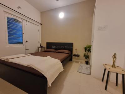 Bedroom Image of 1555 Sq.ft 3 BHK Independent House for rent in Murugeshpalya Bengaluru for Rs. 90000