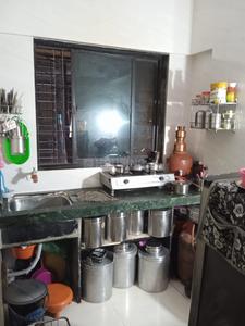 Kitchen Image of 500 Sq.ft 1 BHK Apartment / Flat for sale in Thane West Thane for Rs. 4000000