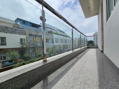 Balcony Image of 750 Sq.ft 1 BHK Apartment / Flat for rent in Indira Nagar Bengaluru for Rs. 45000