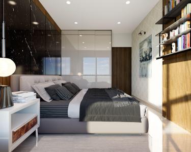 Bedroom Image of 446 Sq.ft 1 BHK Apartment / Flat for sale in M K Fatima Residency, Umerkhadi Mumbai for Rs. 15900000