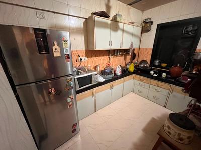 Kitchen Image of 550 Sq.ft 1 BHK Apartment / Flat for sale in Thane West Thane for Rs. 7500000