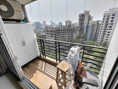 Balcony Image of 900 Sq.ft 2 BHK Apartment / Flat for sale in Solitaire Heights, Malad West Mumbai for Rs. 18000000