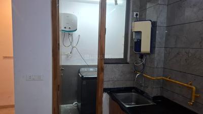 Kitchen Image of 1150 Sq.ft 3 BHK Apartment / Flat for rent in Nia Nami Riverside 90, Kudasan Gandhinagar for Rs. 40000