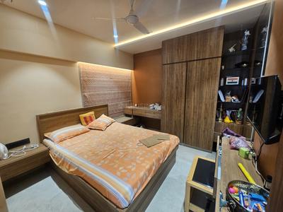 Bedroom Image of 1250 Sq.ft 3 BHK Apartment / Flat for rent in Mallhar Bhimashankar Heights, Dahisar West Mumbai for Rs. 80000