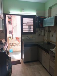 Kitchen Image of 1200 Sq.ft 3 BHK Apartment / Flat for sale in Bodakdev Ahmedabad for Rs. 9300000