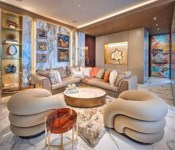 Hall Image of 4500 Sq.ft 4 BHK Apartment / Flat for rent in Lodha Altamount, Tardeo Mumbai for Rs. 2000000