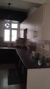 Kitchen Image of 1319 Sq.ft 3 BHK Apartment / Flat for rent in Supertech Livingston, Crossings Republik Ghaziabad for Rs. 20000