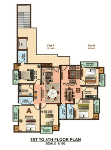 Image of 906 Sq.ft 2 BHK Apartment / Flat for sale in Six Mile, Guwahati for Rs. 5100000
