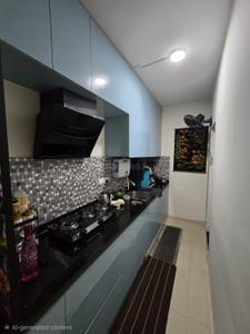 Kitchen Image of 710 Sq.ft 2 BHK Apartment / Flat for rent in Bren Northern Lights, Kogilu Bengaluru for Rs. 28000