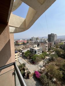 Balcony Image of 765 Sq.ft 1 BHK Apartment / Flat for rent in Goel Ganga Fernhill, Undri Pune for Rs. 16000