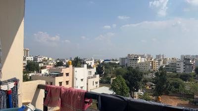 Balcony Image of 1200 Sq.ft 2 BHK Apartment / Flat for rent in R.K. Hegde Nagar Bengaluru for Rs. 28000