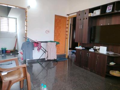 Living Room Image of 700 Sq.ft 2 BHK Builder Floor for rent in Munnekollal Bengaluru for Rs. 27000