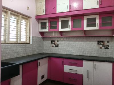 Kitchen Image of 1100 Sq.ft 3 BHK Builder Floor for rent in Battarahalli Bengaluru for Rs. 21000