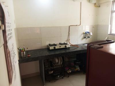 Kitchen Image of 600 Sq.ft 1 BHK Apartment / Flat for rent in Amit Colori, Undri Pune for Rs. 16000