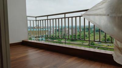 Balcony Image of 1400 Sq.ft 3 BHK Apartment / Flat for rent in New Town Kolkata for Rs. 30000