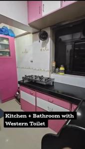 Kitchen Image of 586 Sq.ft 1.5 BHK Apartment / Flat for sale in Bhandup West Mumbai for Rs. 9500000