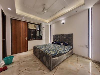 Bedroom Image of 821 Sq.ft 2 BHK Builder Floor for rent in Saket New Delhi for Rs. 16500