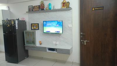 Living Room Image of 880 Sq.ft 2 BHK Apartment / Flat for sale in Sun Rising Homes, Gota Ahmedabad for Rs. 5400000